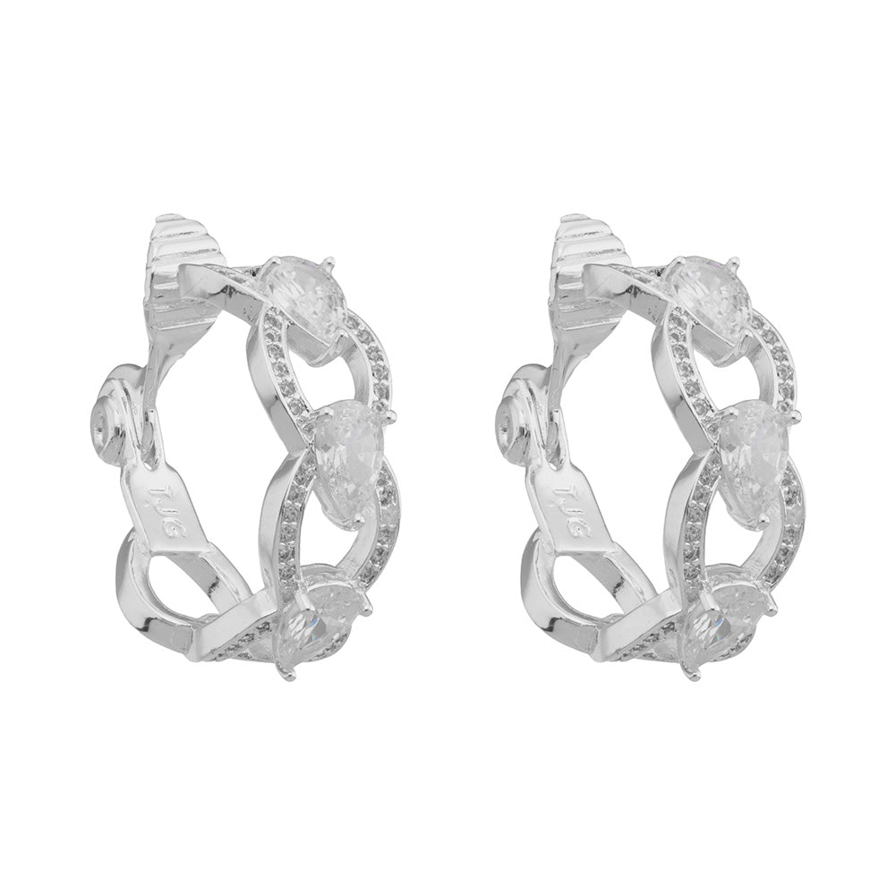 Aretes Anne Klein Color Plateado Contenido 1 Par De Aretes 01C00559