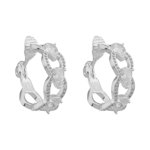 Aretes Anne Klein Color Plateado Contenido 1 Par De Aretes 01C00559