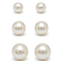 ARETES ANNE KLEIN COLOR BLANCO FORMA CIRCULAR 01G00007