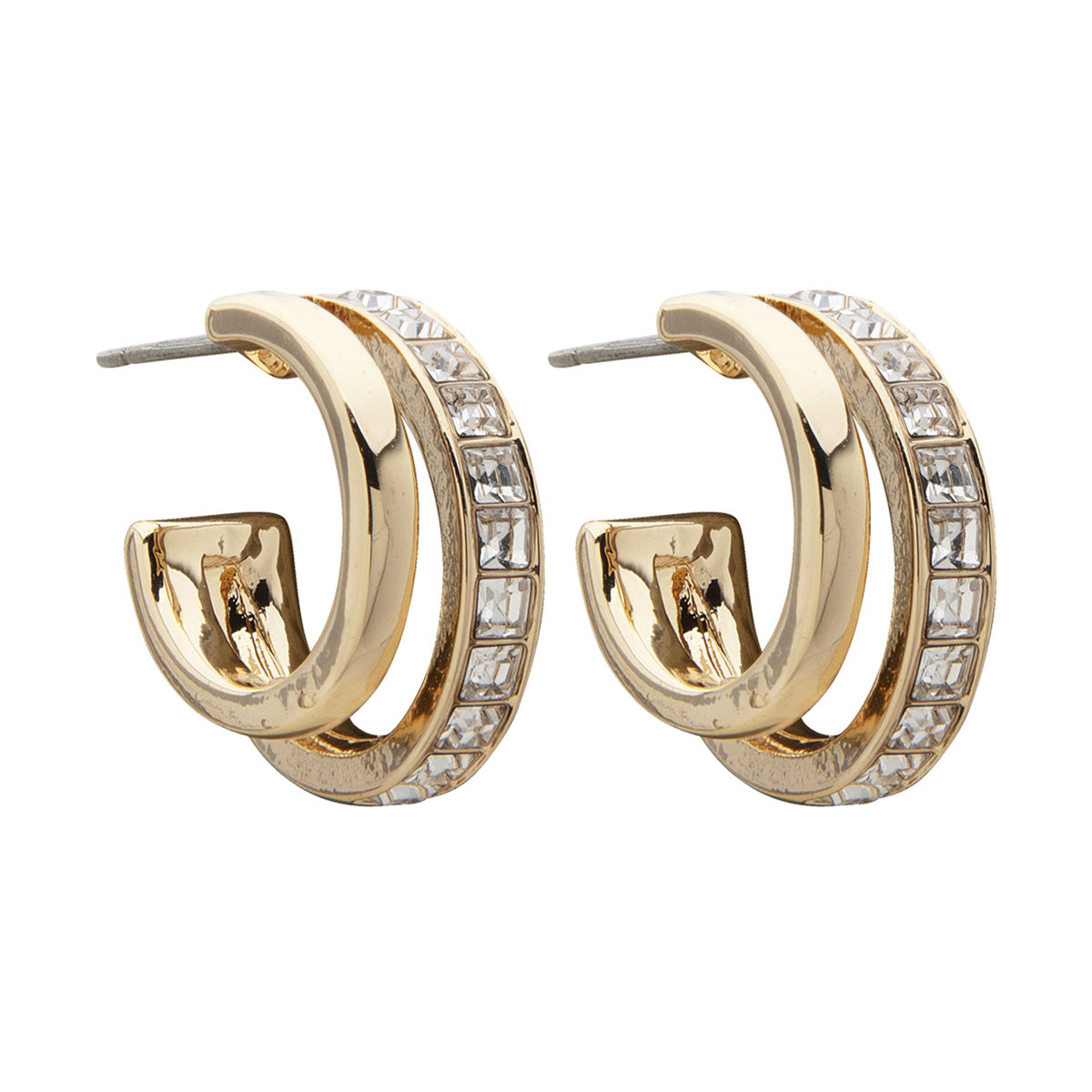 ARETES ANNE KLEIN ACERO COLOR DORADO FORMA ARRACADAS 01G00012