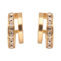 ARETES ANNE KLEIN COLOR DORADO FORMA CIRCULAR 01G00014