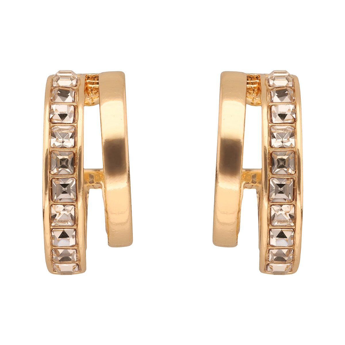 ARETES ANNE KLEIN COLOR DORADO FORMA CIRCULAR 01G00014