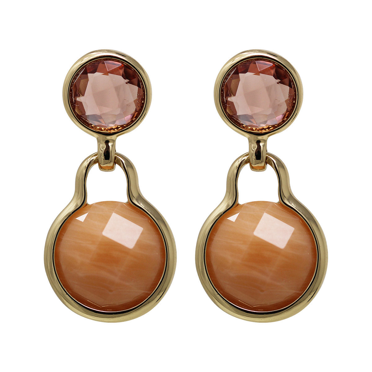 ARETES ANNE KLEIN PARROT DORADO