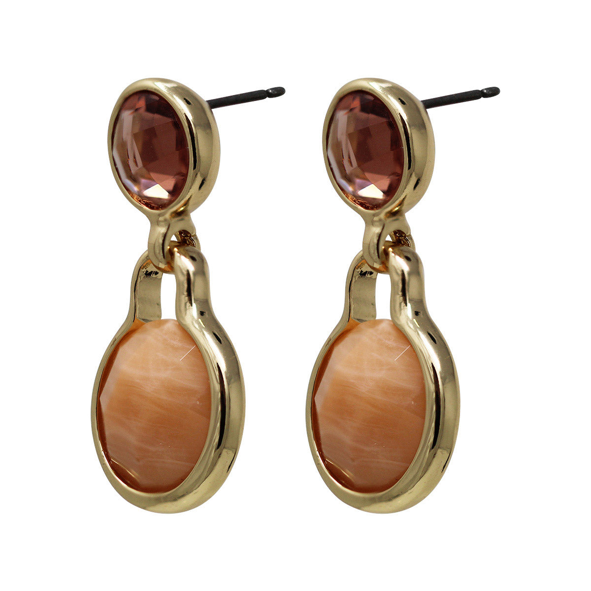 ARETES ANNE KLEIN PARROT DORADO