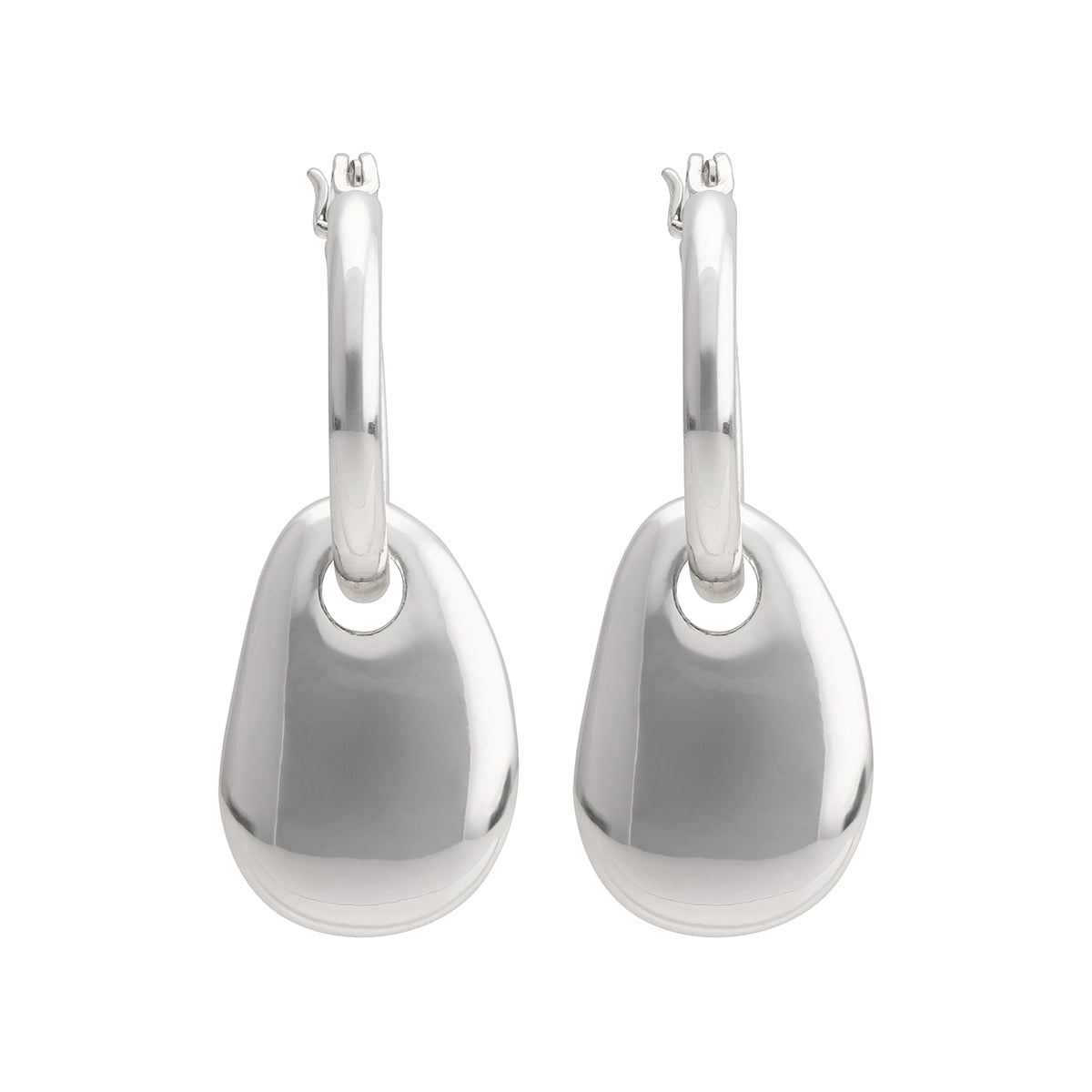ARETES ANNE KLEIN SWEATER WEATHER PLATEADO