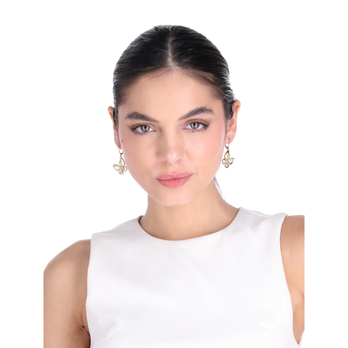 ARETES ANNE KLEIN FRESNO DORADO