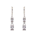 ARETES ANNE KLEIN ORCHID PLATEADO