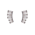 ARETES ANNE KLEIN ORCHID PLATEADO