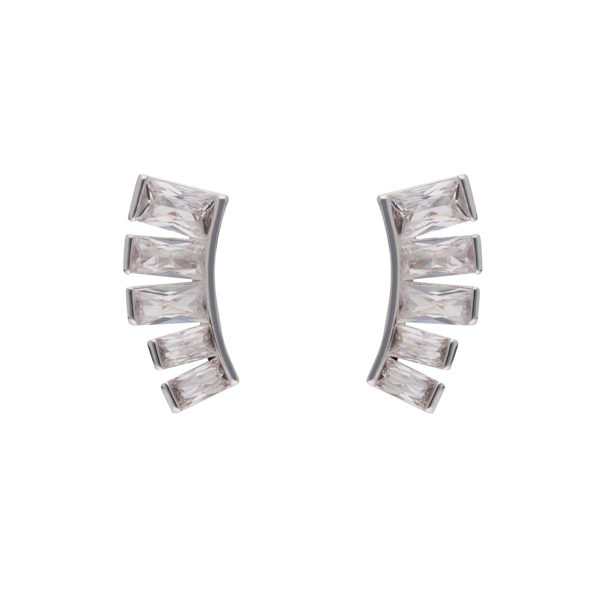 ARETES ANNE KLEIN ORCHID PLATEADO