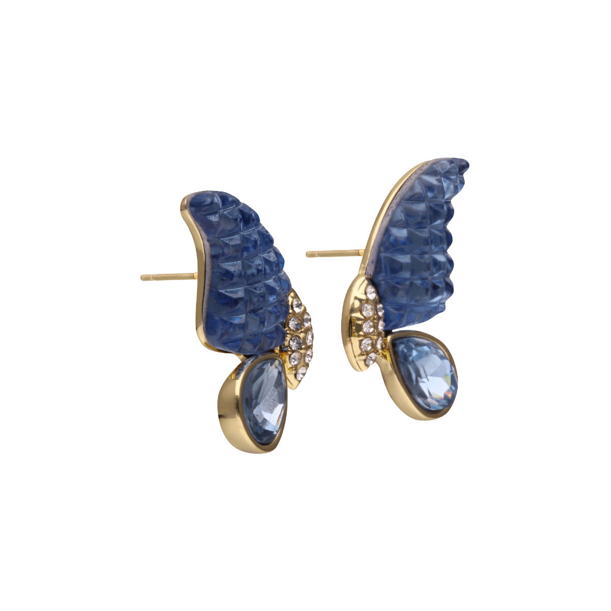 ARETES ANNE KLEIN POPPY AZUL