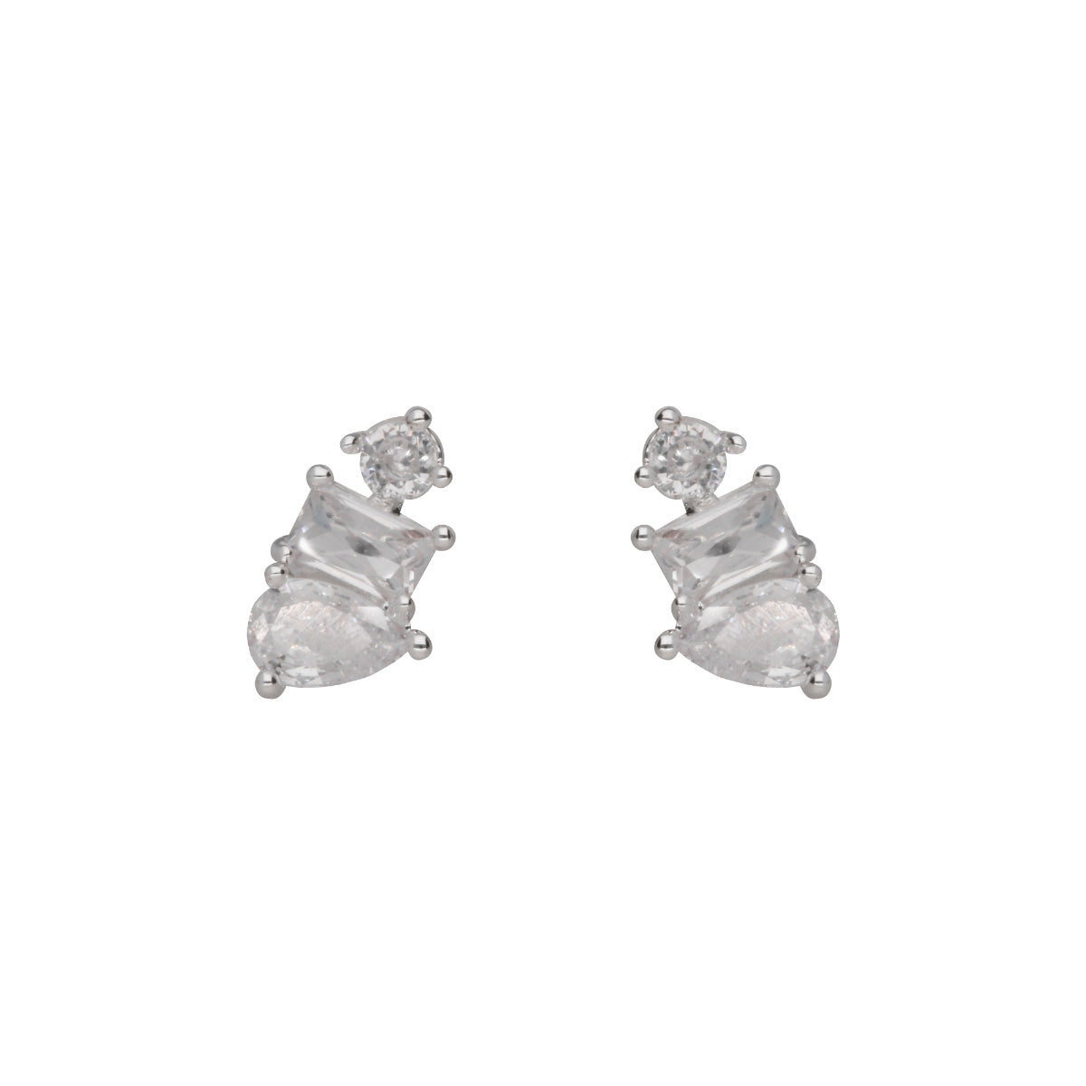 ARETES ANNE KLEIN TULIP PLATEADO