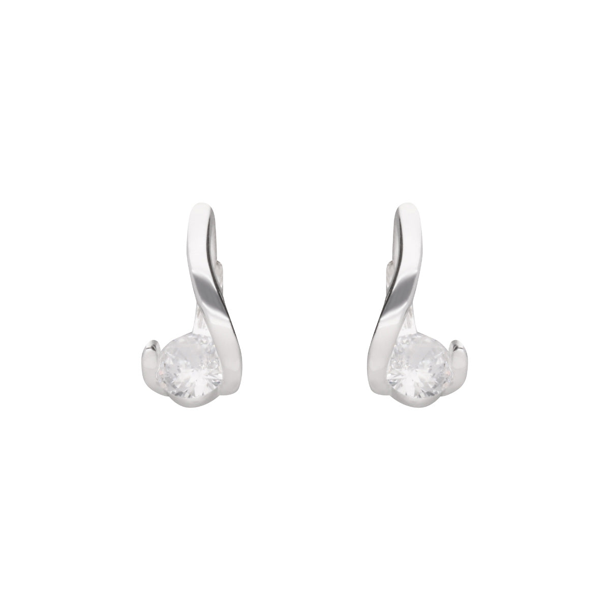 ARETES ANNE KLEIN TULIP PLATEADO