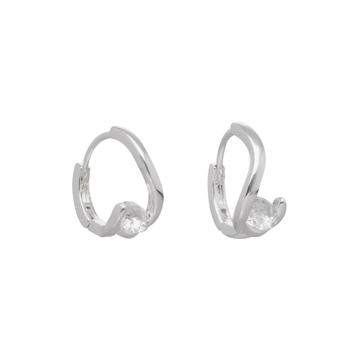 ARETES ANNE KLEIN TULIP PLATEADO