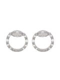 ARETES ANNE KLEIN TULIP PLATEADO