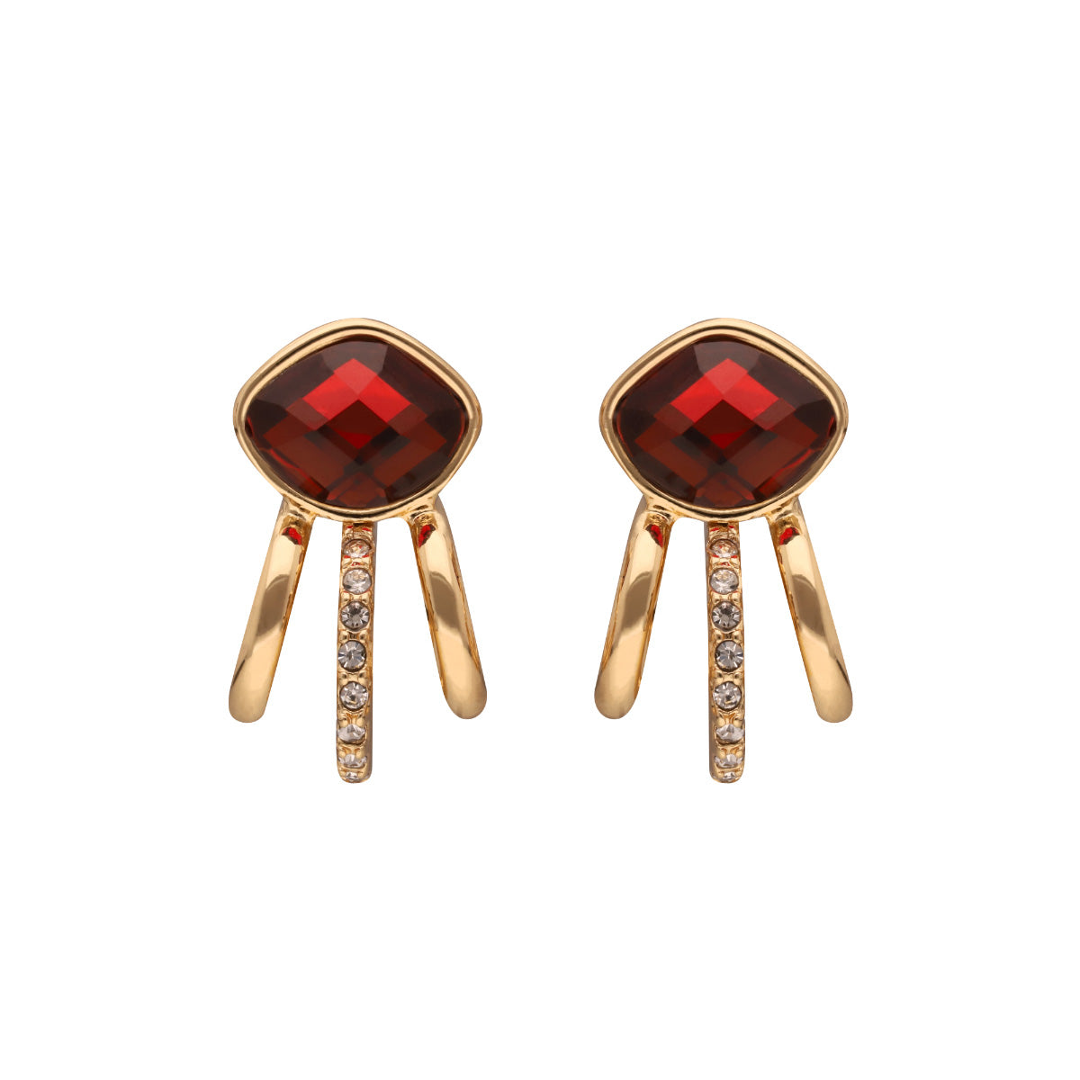 ARETES ANNE KLEIN TWINKLING ROMANCE DORADO