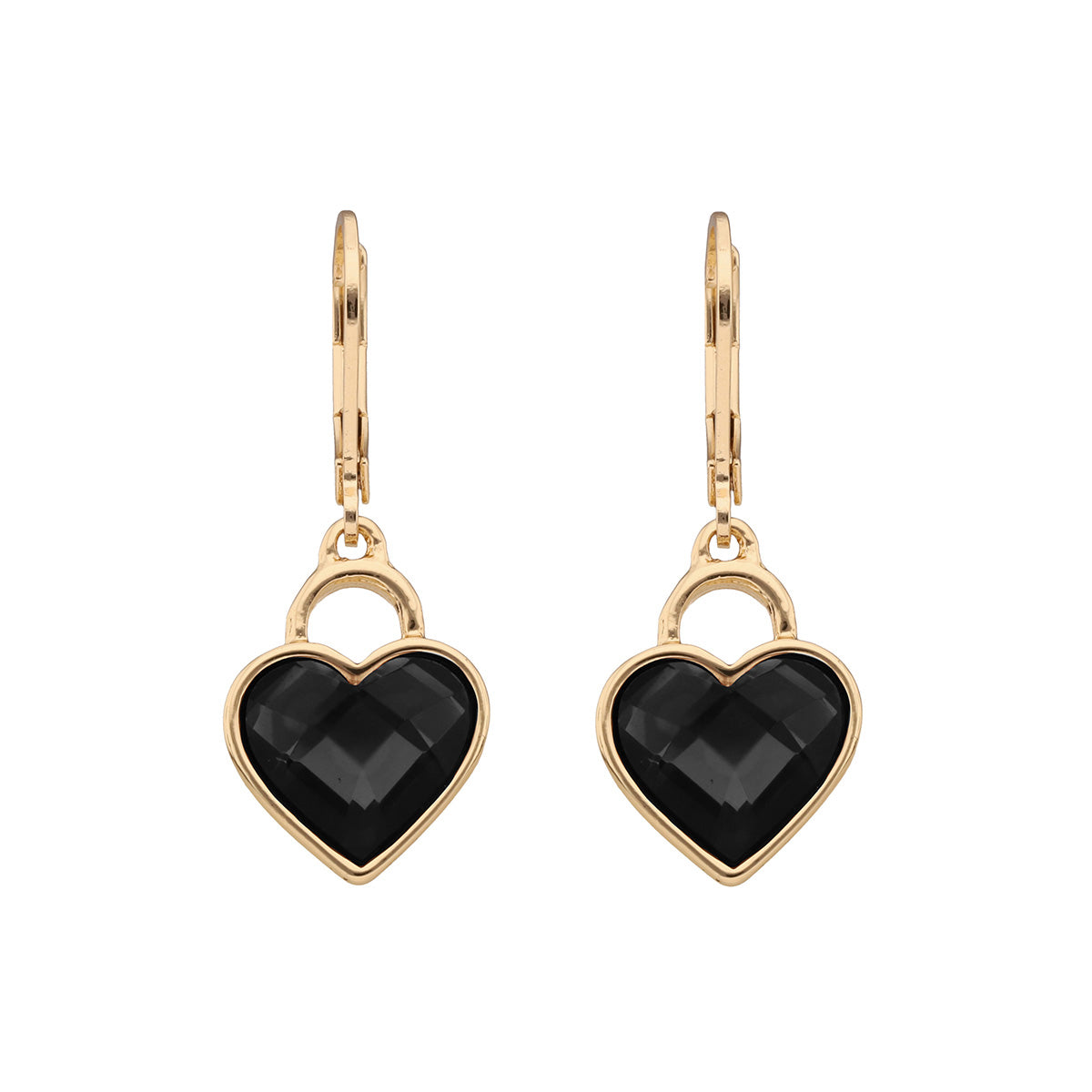 ARETES ANNE KLEIN HOLIDAY HEARTS DORADO
