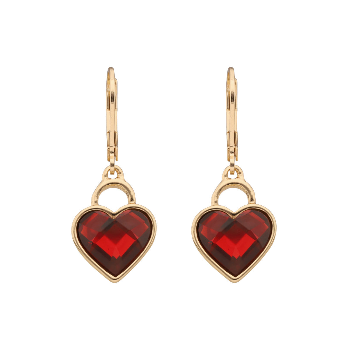 ARETES ANNE KLEIN HOLIDAY HEARTS DORADO