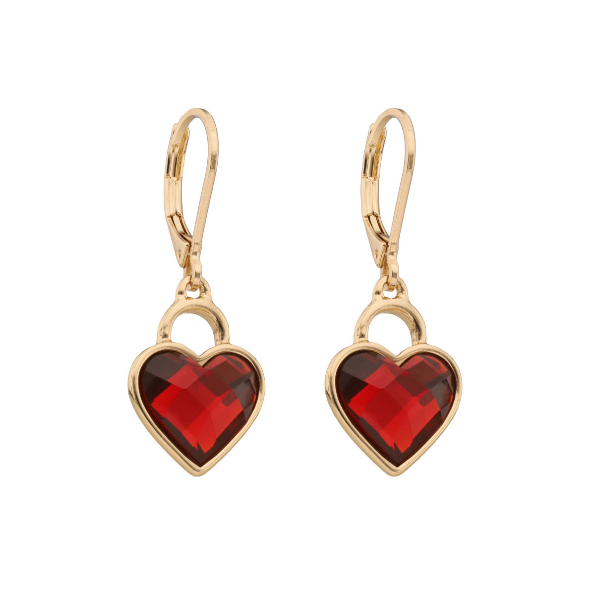 ARETES ANNE KLEIN HOLIDAY HEARTS DORADO