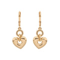 ARETES ANNE KLEIN HOLIDAY HEARTS DORADO