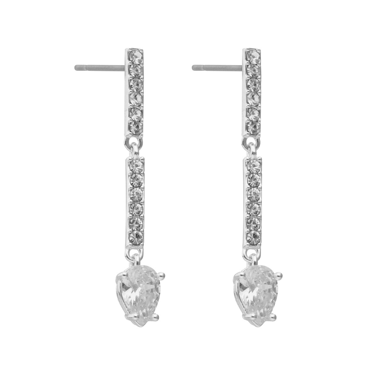 ARETES ANNE KLEIN WINTER WHISPERS PLATEADO