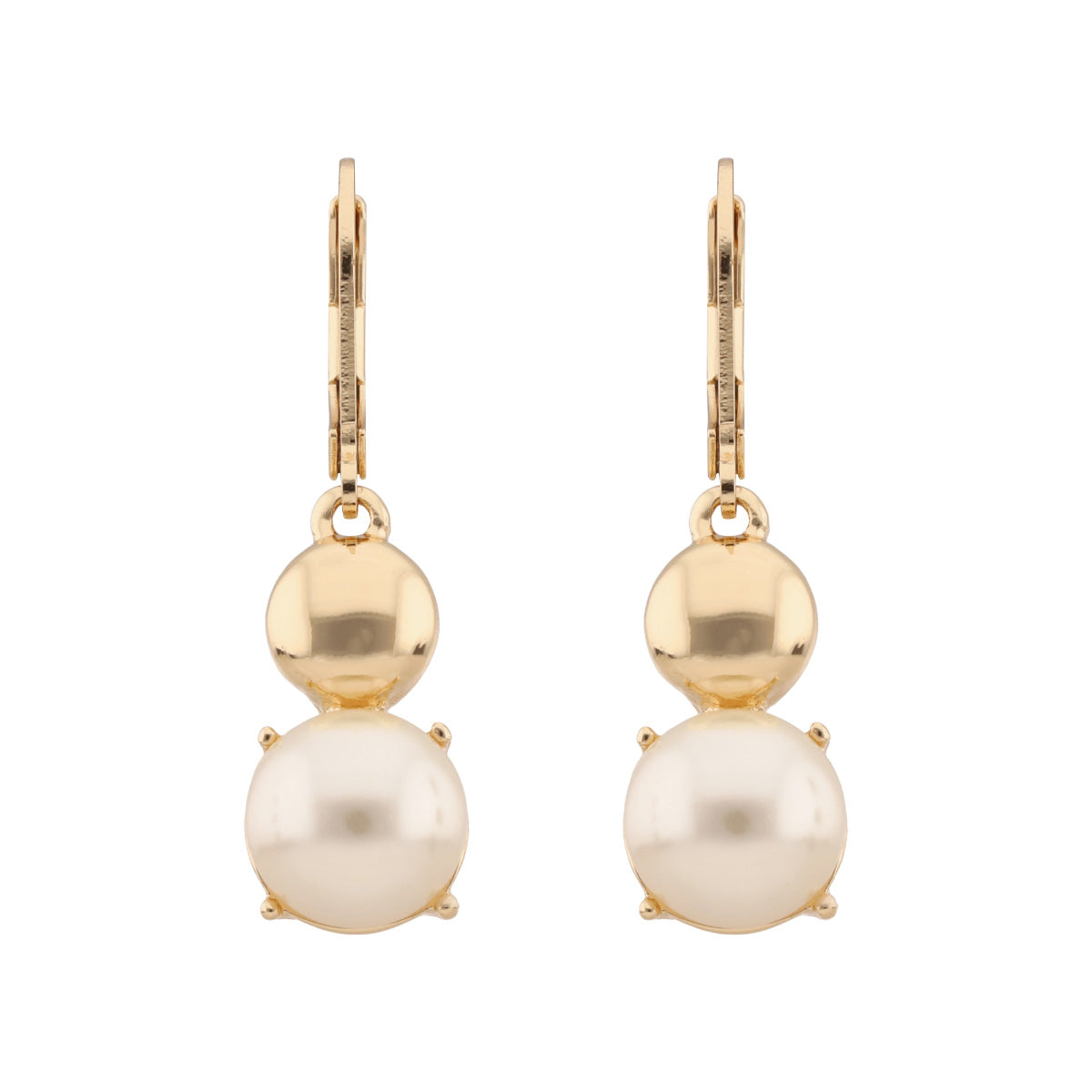ARETES ANNE KLEIN PEARLS PROMISE DORADO