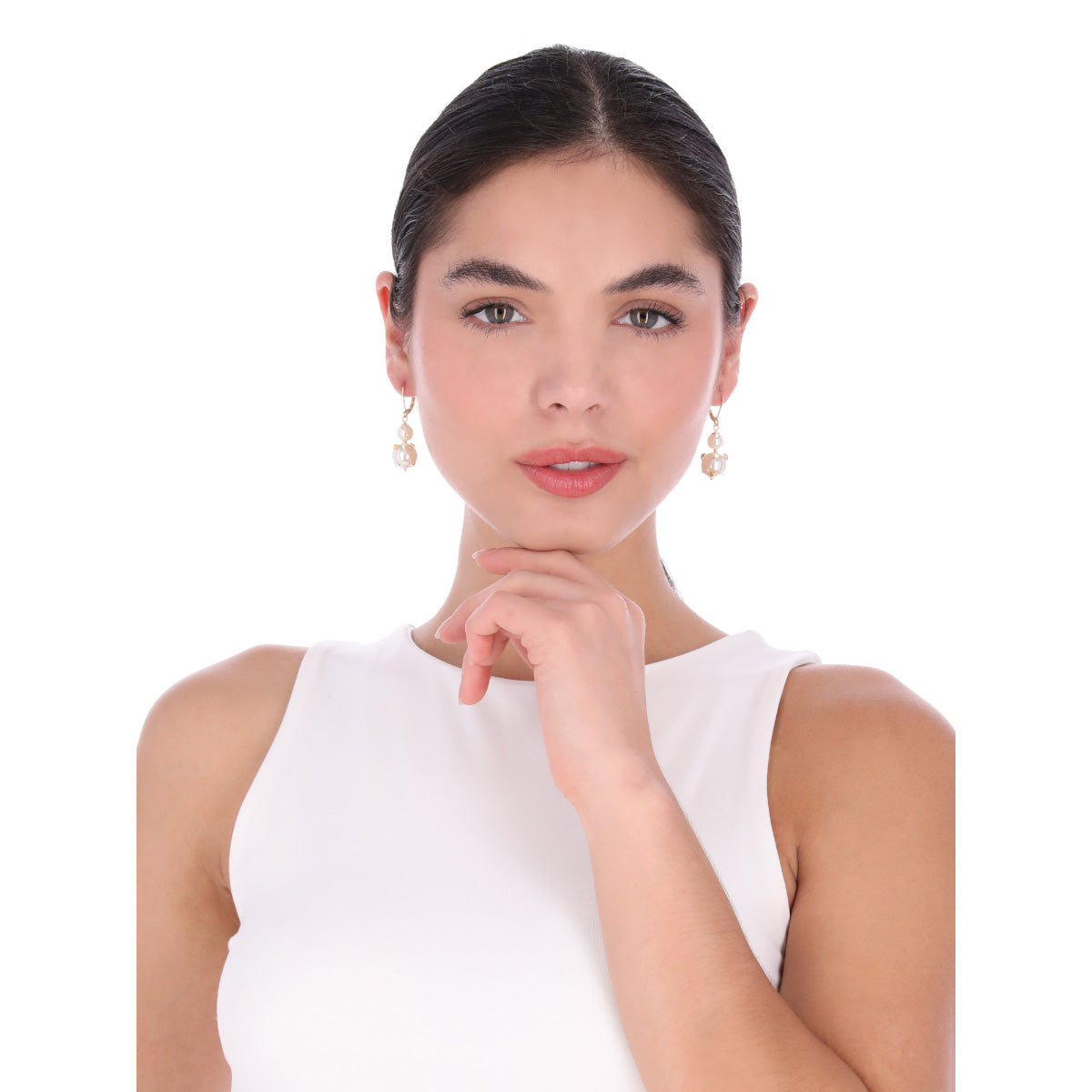 ARETES ANNE KLEIN STARS ALIGN DORADO