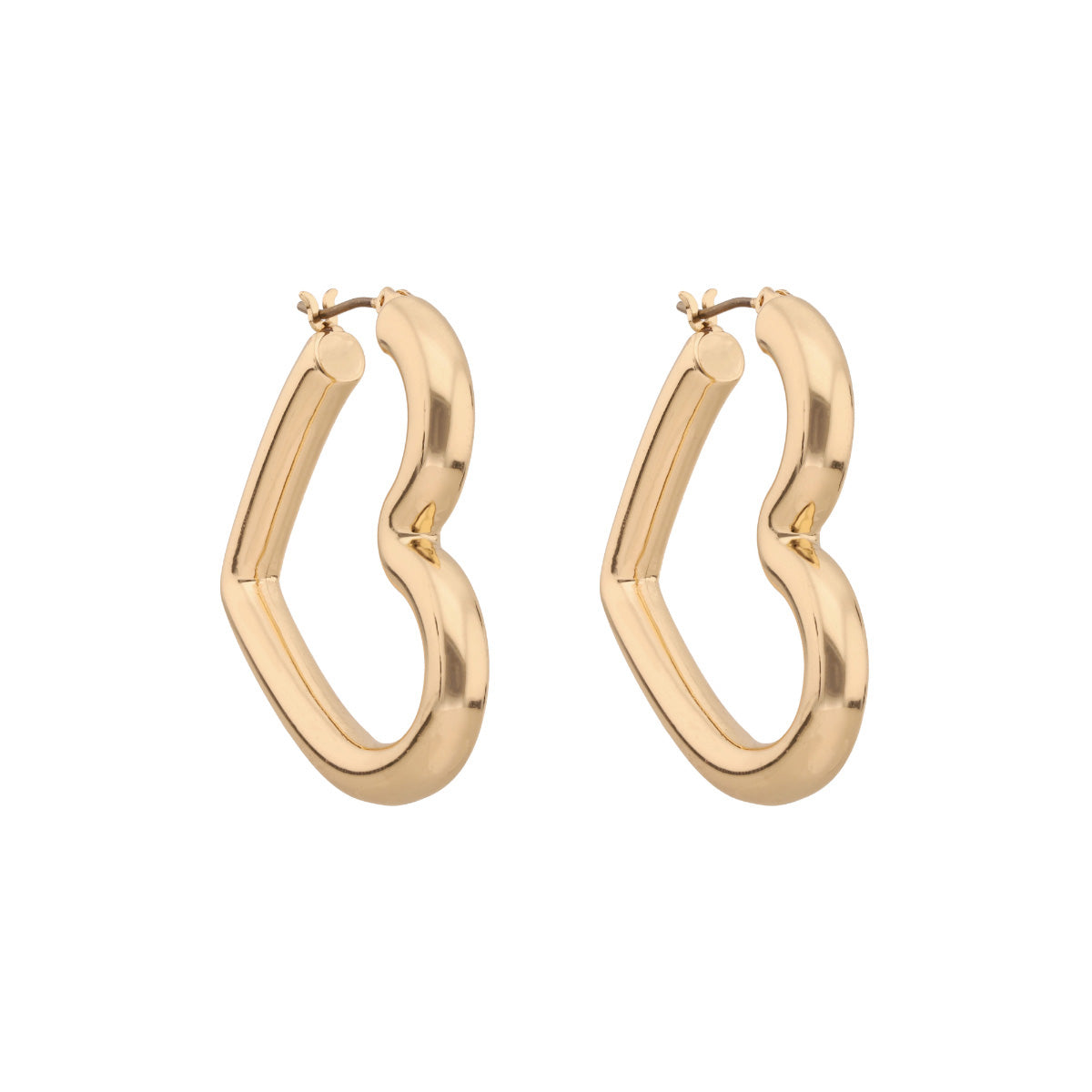 ARETES ANNE KLEIN HOLIDAY HEARTS DORADO