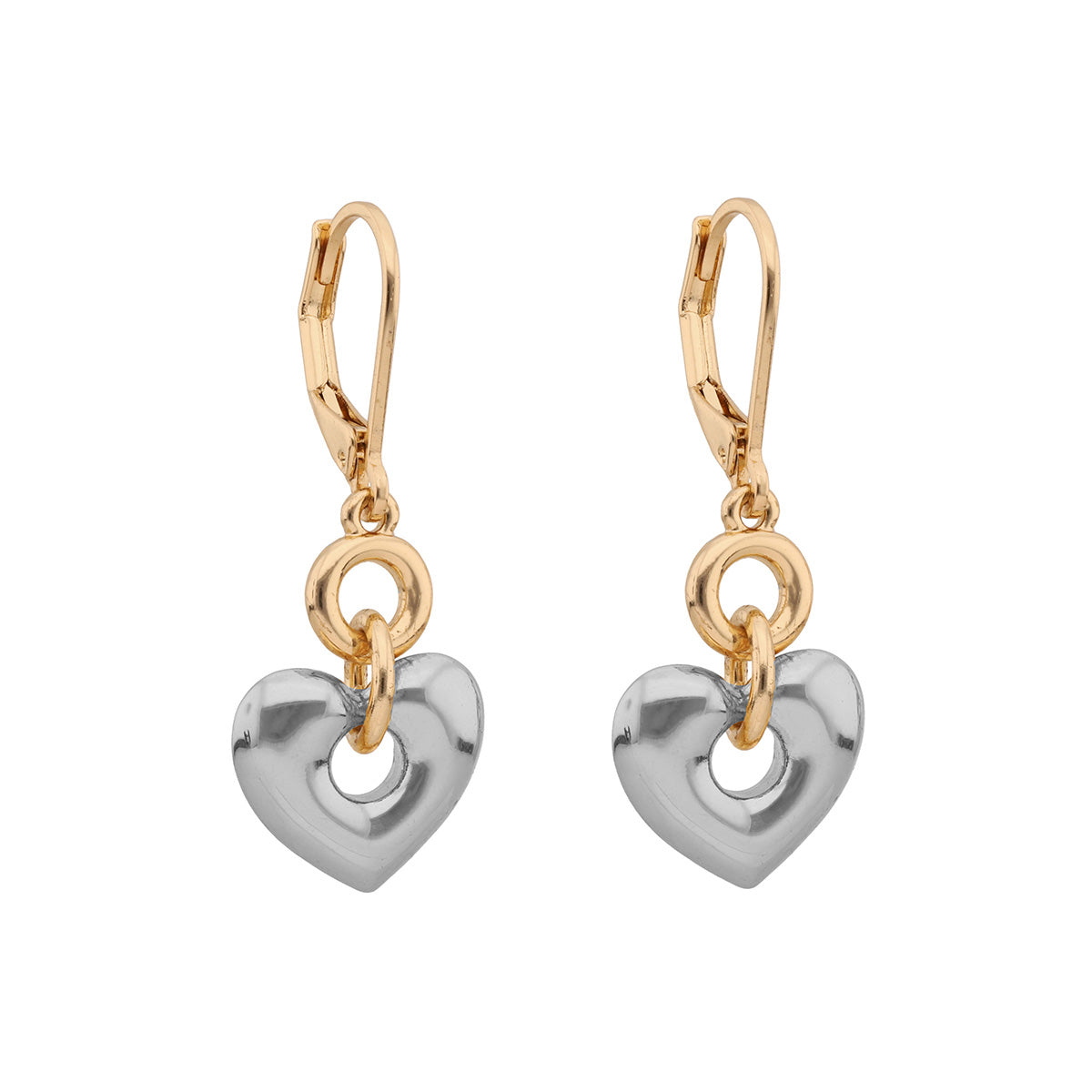 ARETES ANNE KLEIN HOLIDAY HEARTS DORADO
