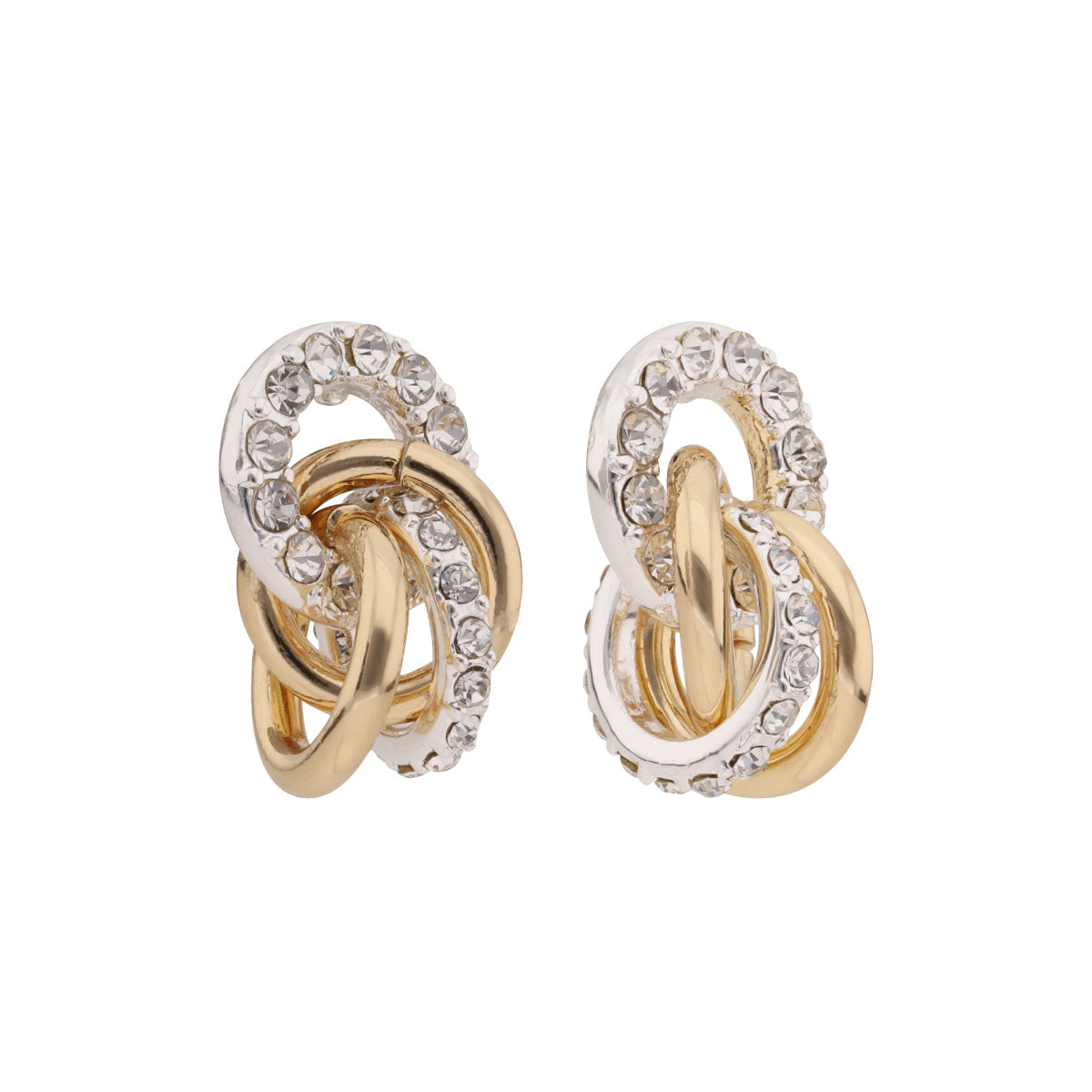 ARETES ANNE KLEIN DANCING PETALS DORADO