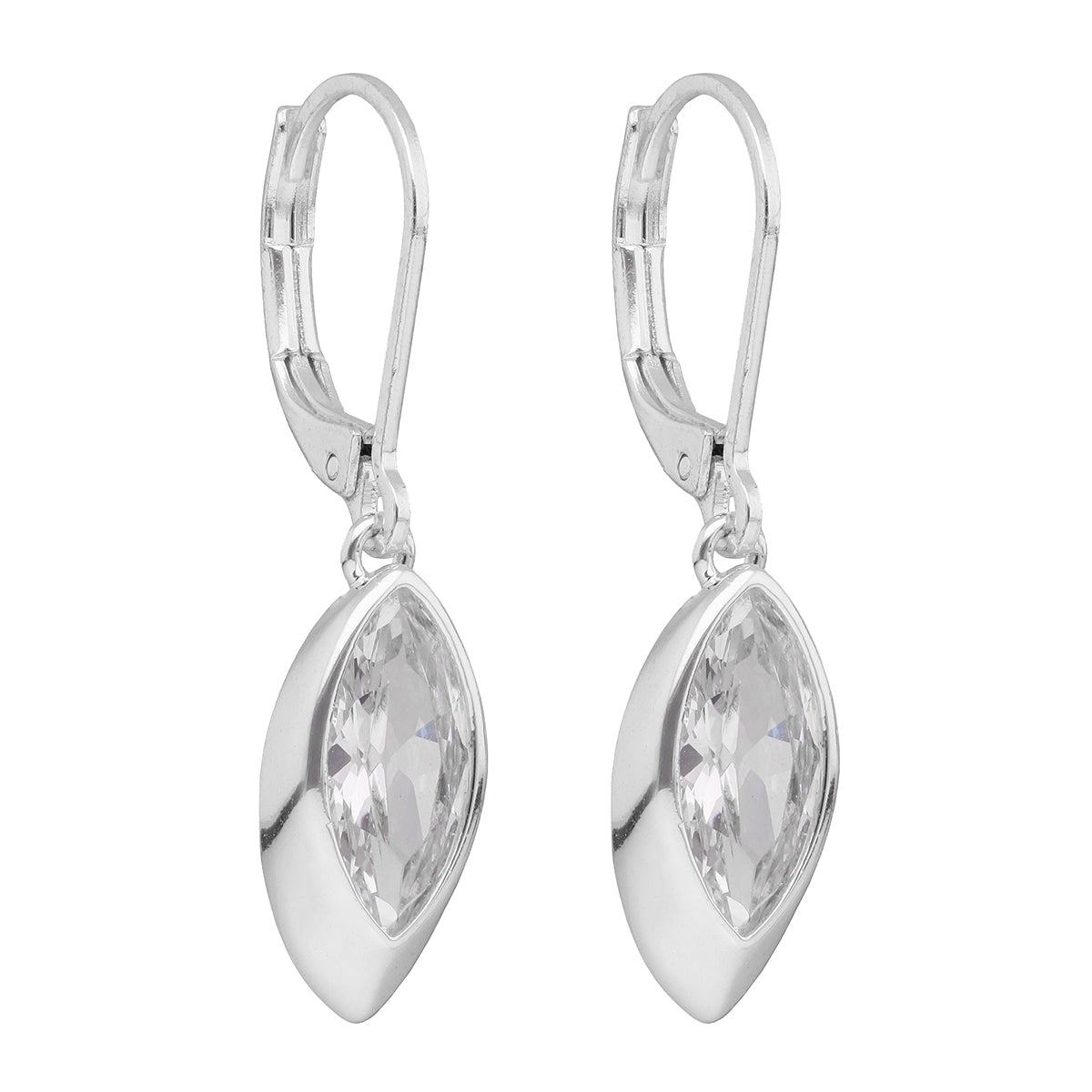 ARETES ANNE KLEIN COLOR PLATEADO FORMA GOTA 01G01208
