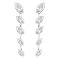 ARETES ANNE KLEIN COLOR PLATEADO FORMA ASIMETRICO 01G01209
