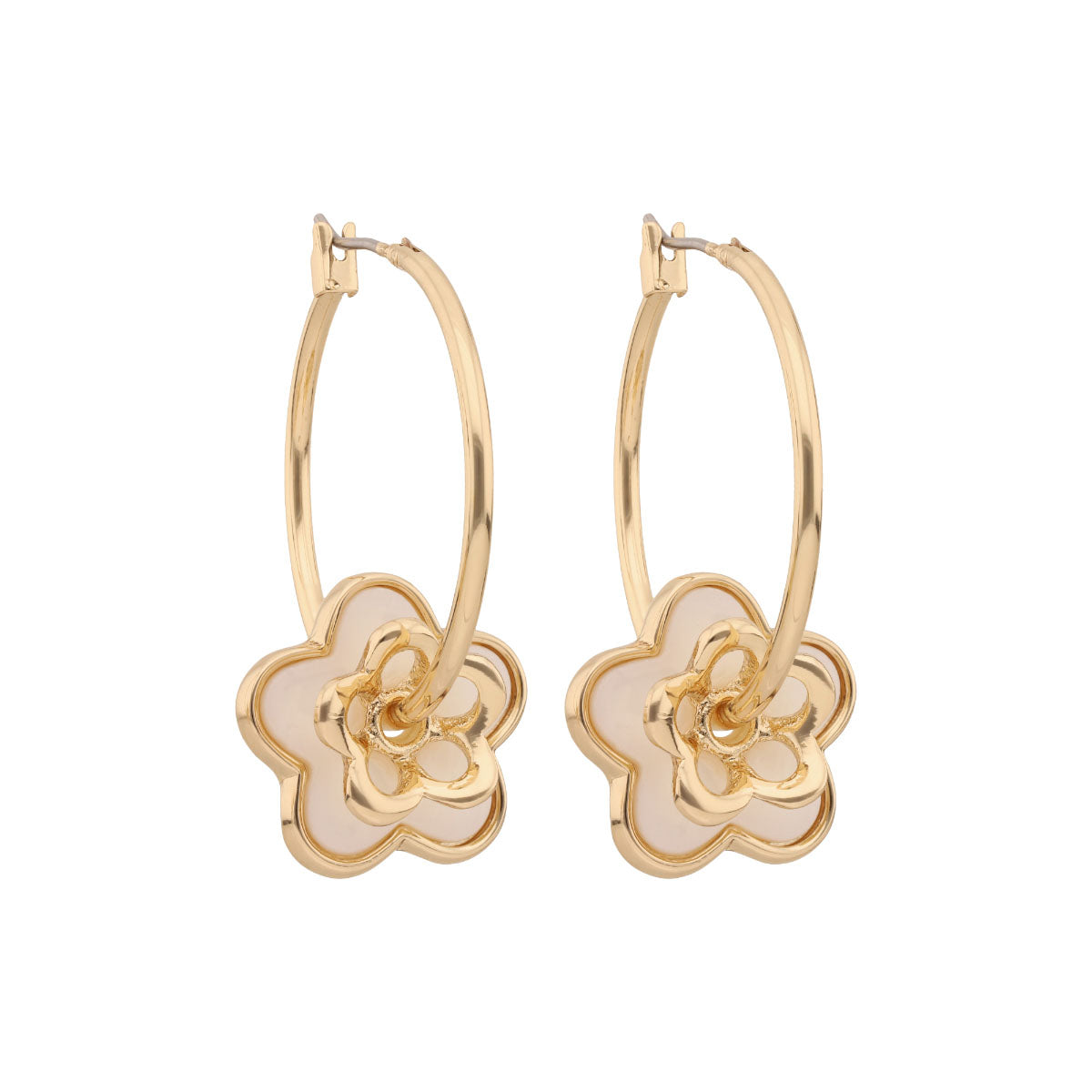 ARETES ANNE KLEIN IN FULL BLOOM DORADO