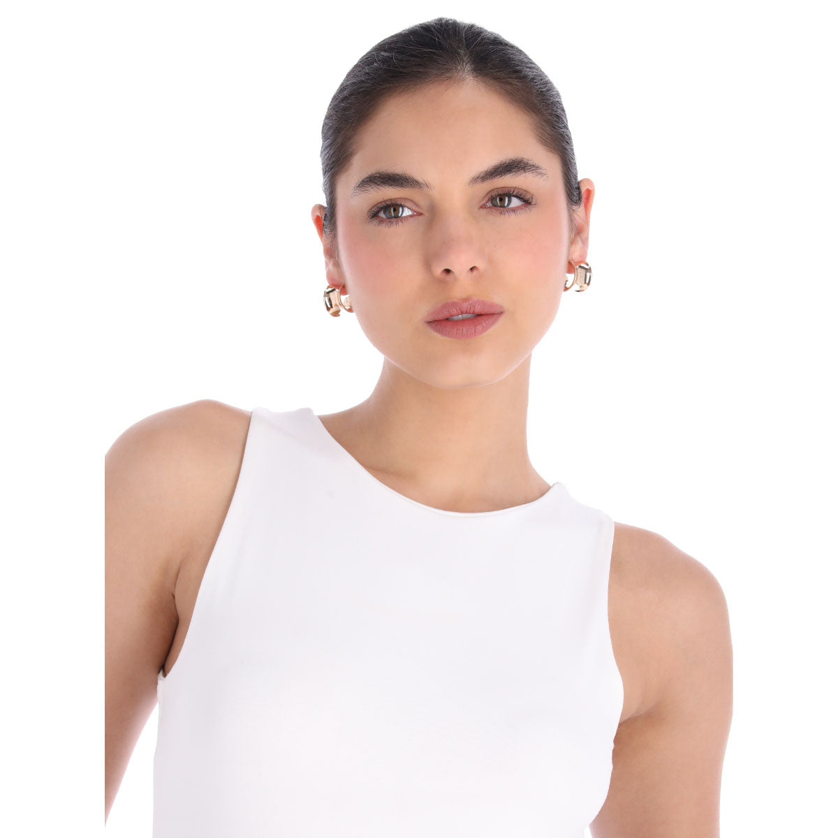 ARETES ANNE KLEIN DANCING PETALS DORADO