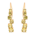 ARETES ANNE KLEIN COLOR DORADO FORMA ASIMETRICO 01G01253