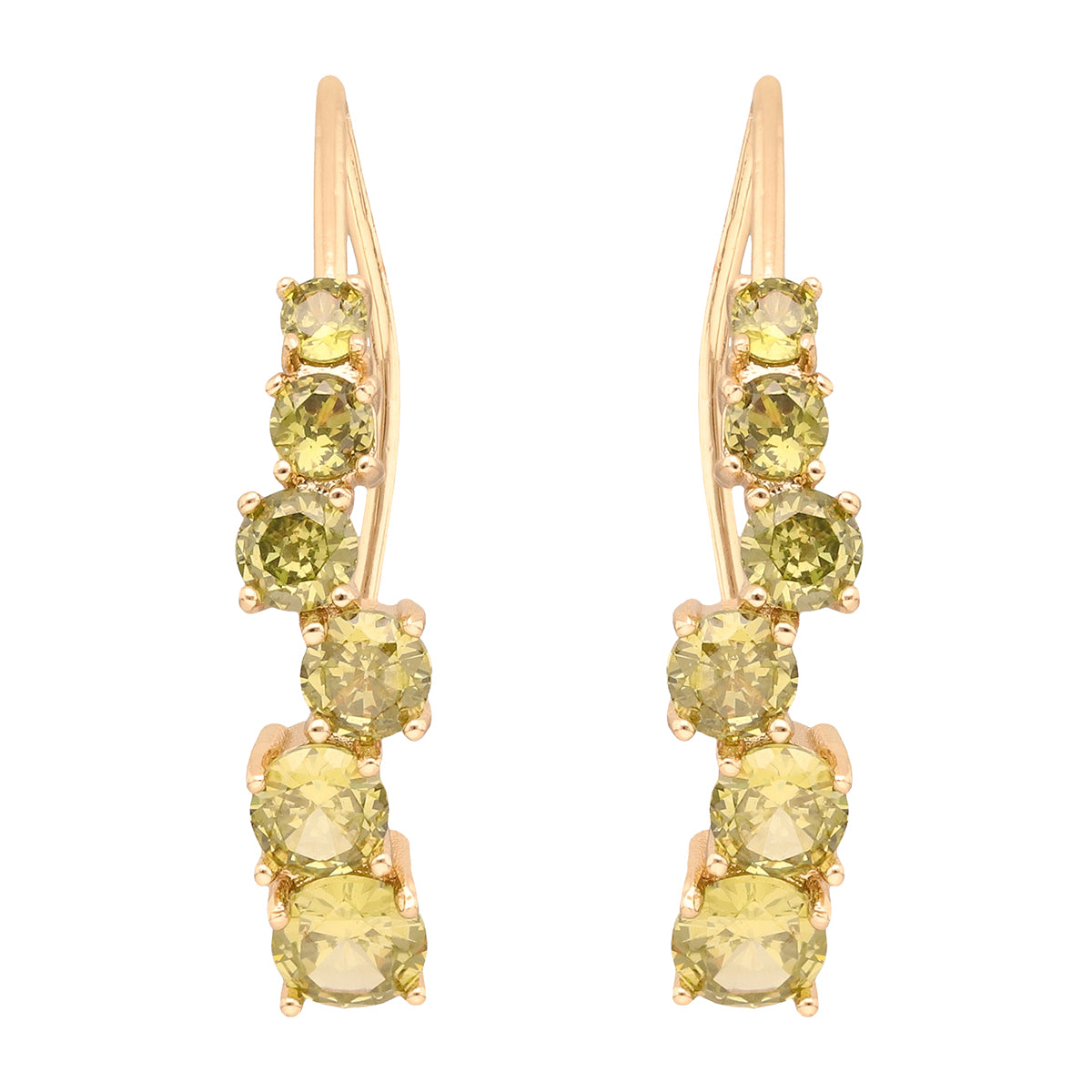 ARETES ANNE KLEIN COLOR DORADO FORMA ASIMETRICO 01G01253