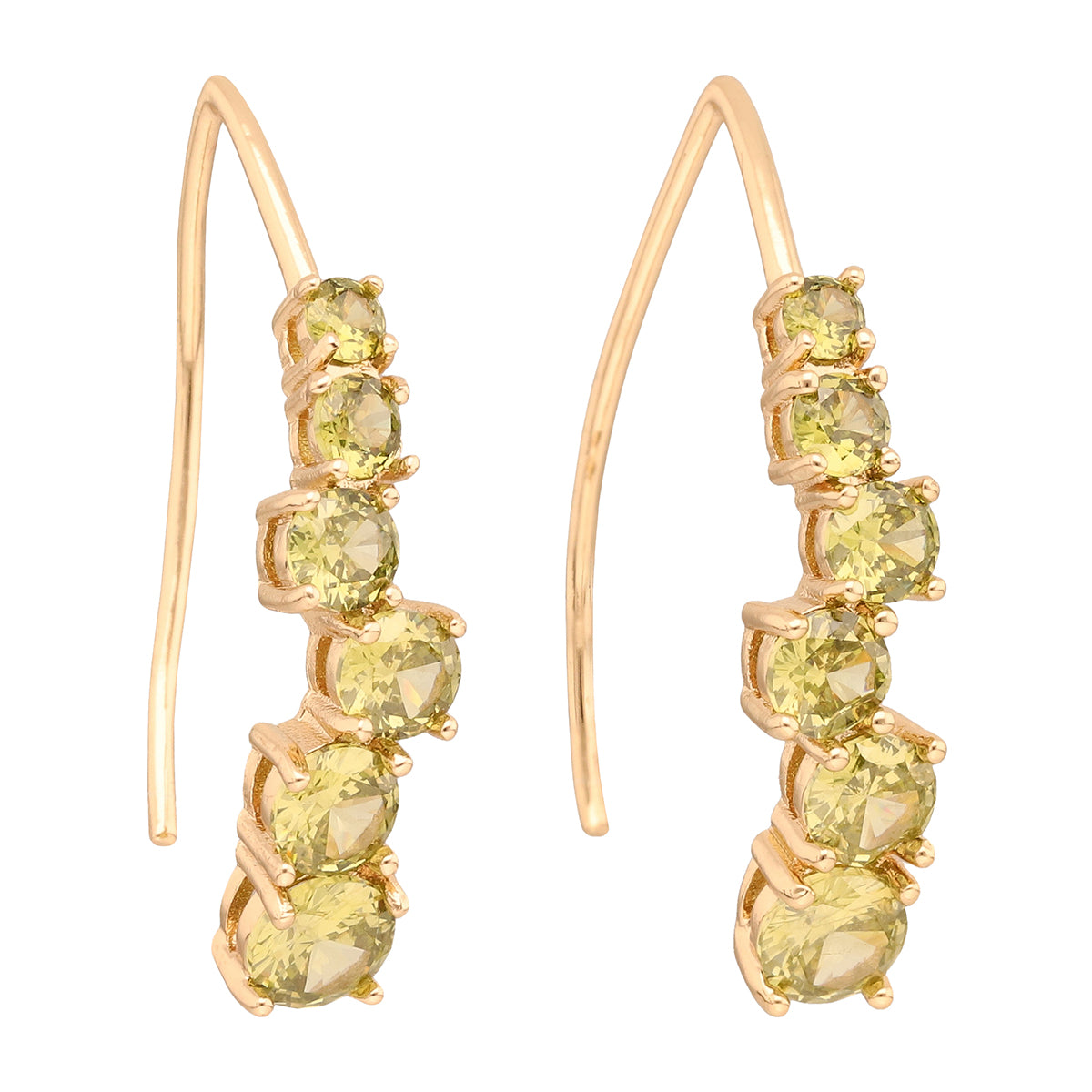 ARETES ANNE KLEIN COLOR DORADO FORMA ASIMETRICO 01G01253