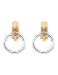 ARETES ANNE KLEIN COLOR DORADO FORMA CIRCULAR 01G01283