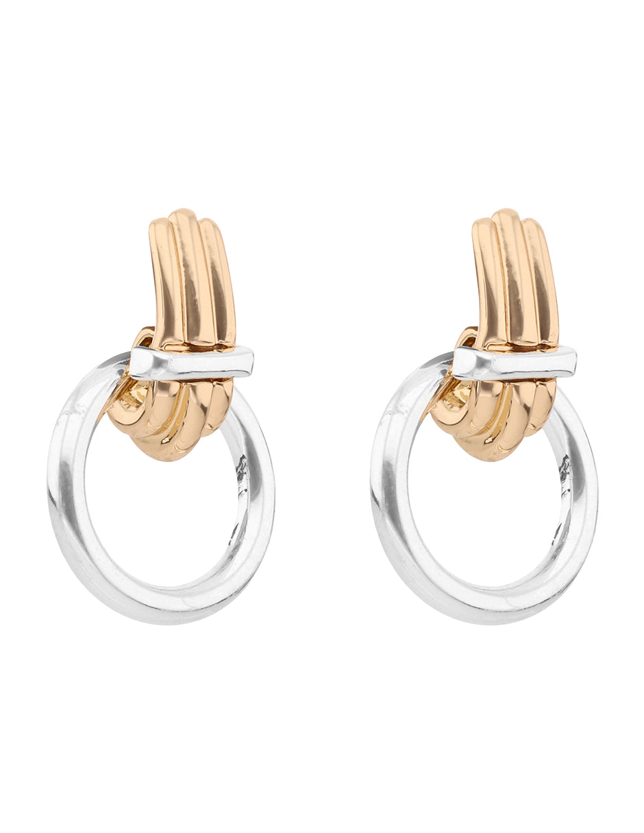 ARETES ANNE KLEIN COLOR DORADO FORMA CIRCULAR 01G01283