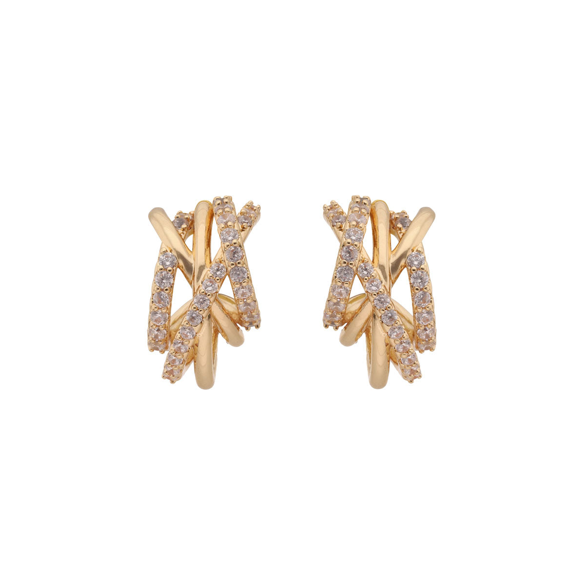 ARETES ANNE KLEIN GLIMMERING EARS DORADO