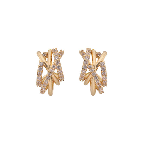 ARETES ANNE KLEIN GLIMMERING EARS DORADO