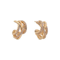 ARETES ANNE KLEIN GLIMMERING EARS DORADO