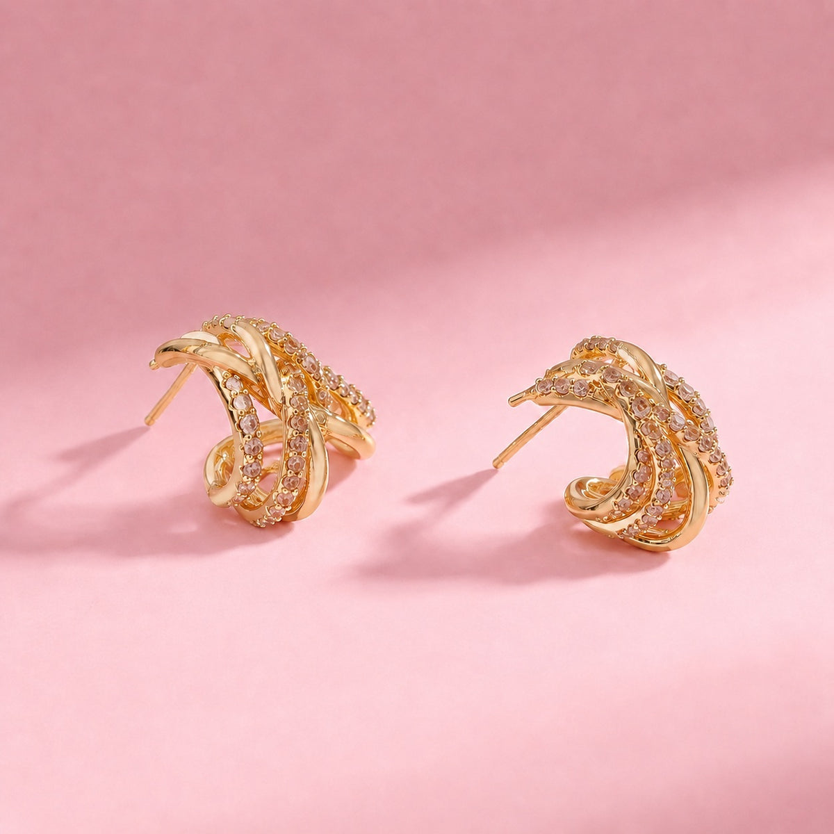 ARETES ANNE KLEIN GLIMMERING EARS DORADO 01G01312