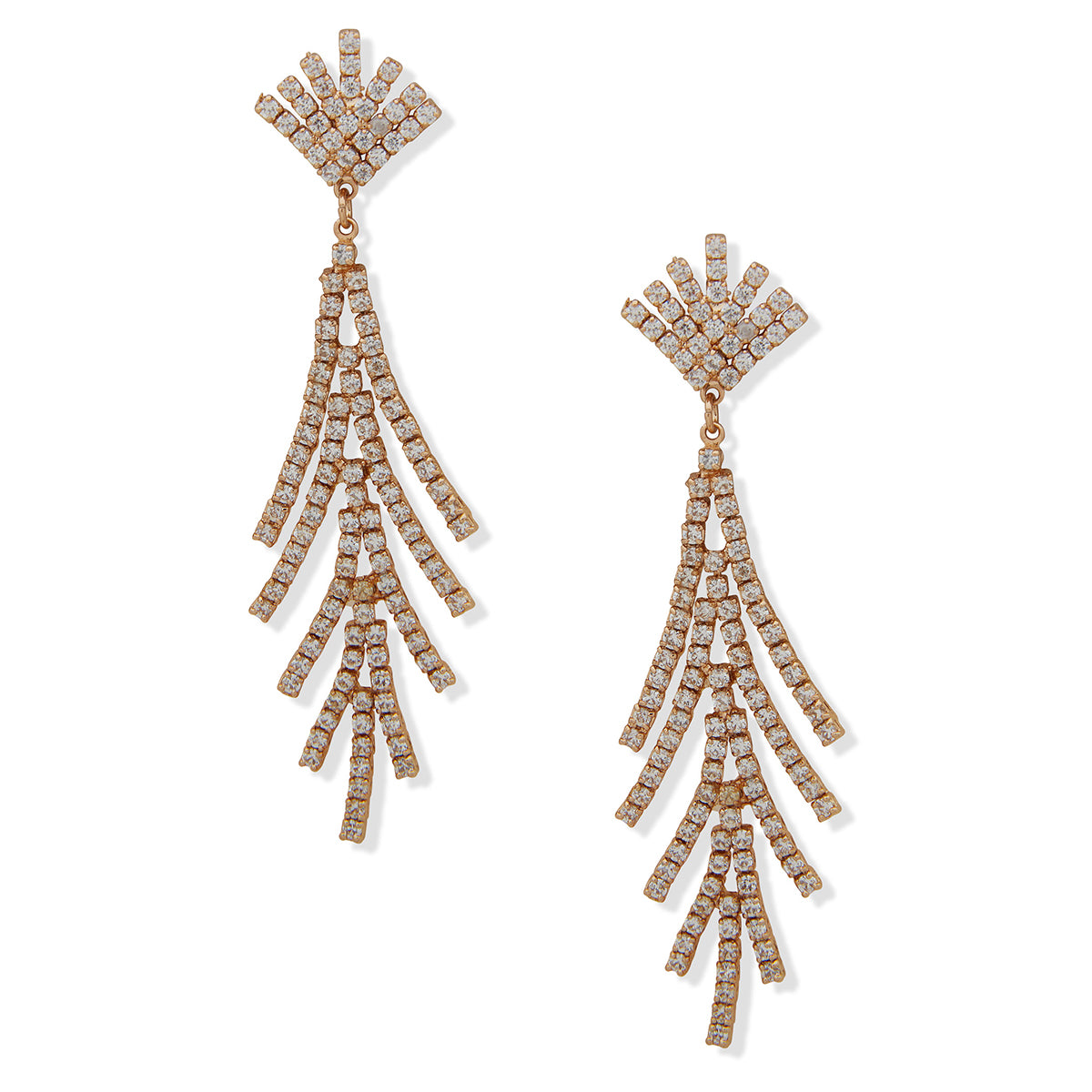 ARETES ANNE KLEIN GLIMMERING EARS DORADO