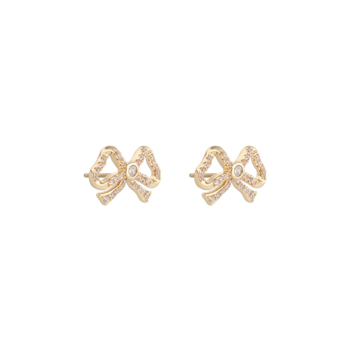 ARETES ANNE KLEIN GLIMMERING EARS DORADO