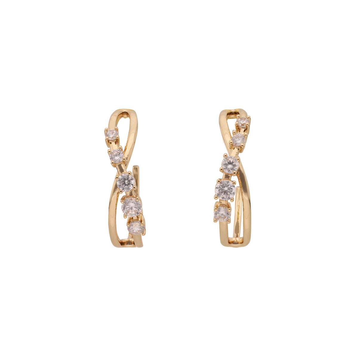 ARETES ANNE KLEIN GLIMMERING EARS DORADO