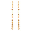ARETES ANNE KLEIN COLOR DORADO FORMA ASIMETRICO 01G01371
