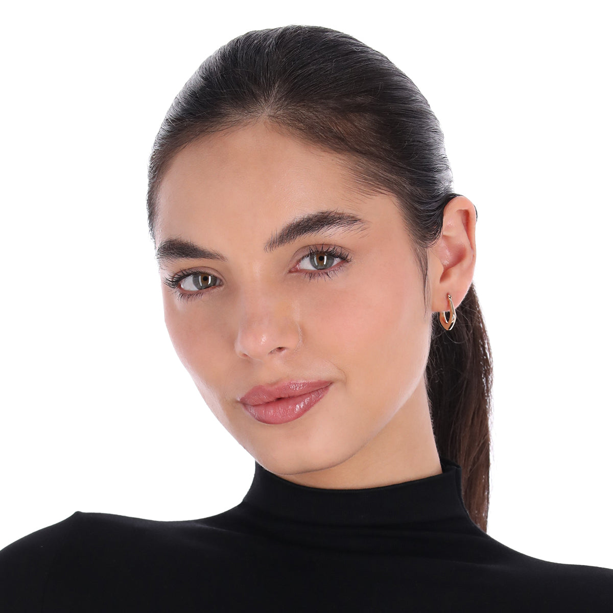 ARETES ANNE KLEIN COLOR DORADO FORMA ASIMETRICO 01G01371