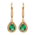 ARETES ANNE KLEIN ALEACION DE METALES COLOR DORADO FORMA GOTA 01G01420