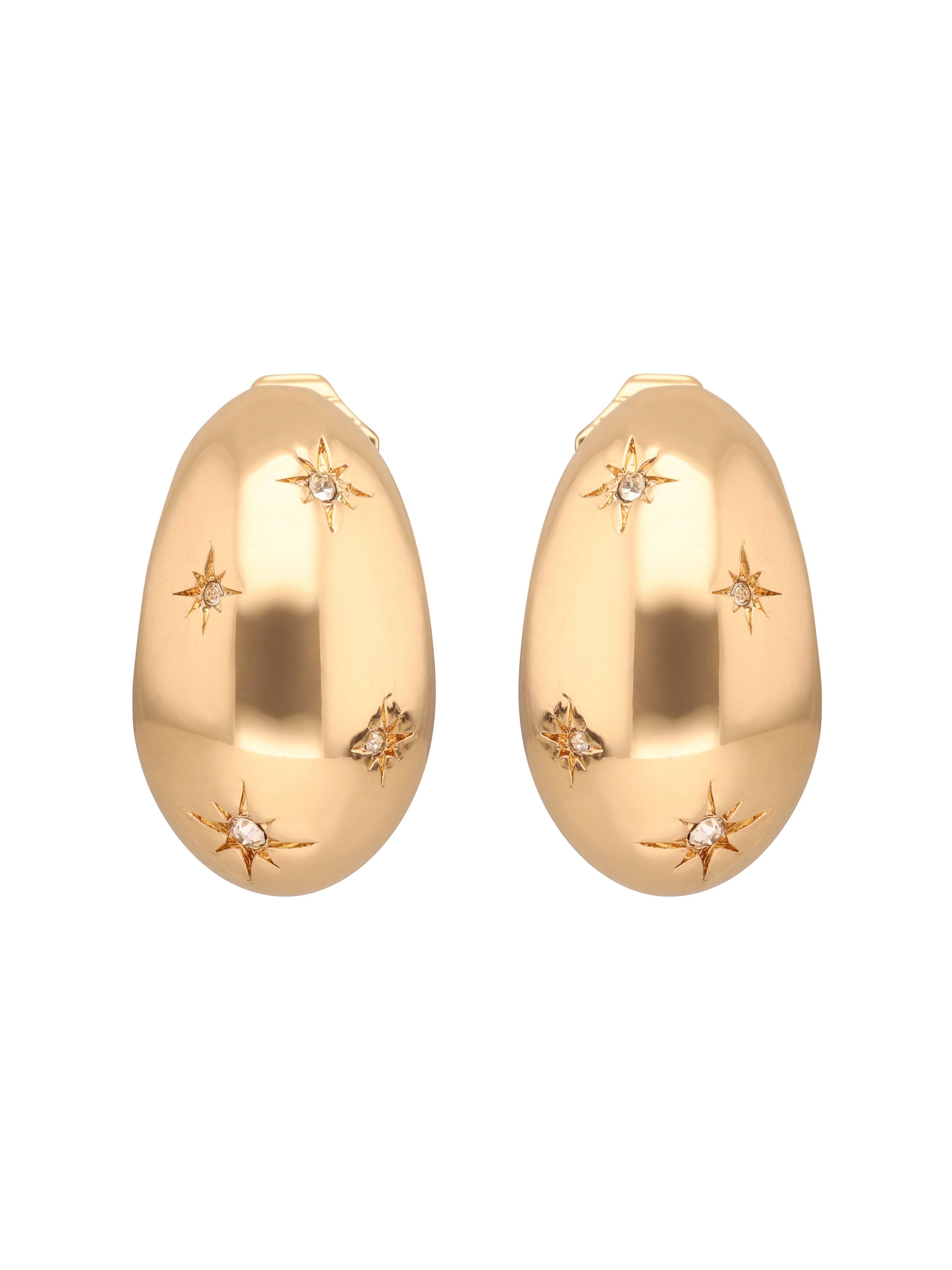 ARETES ANNE KLEIN COLOR DORADO FORMA ASIMETRICO 01G01426