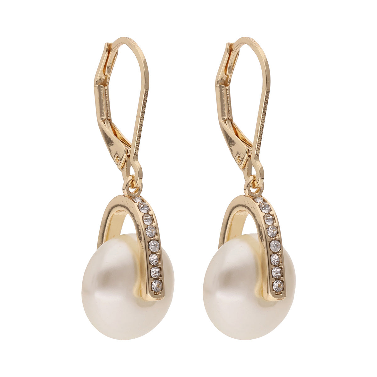 ARETES ANNE KLEIN TINSEL LOVE DORADO